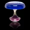 Lapis lazuli white gold